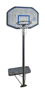 Matrix Portable Adjustable Basketball Backboard, Hoop & Net System, 44-in