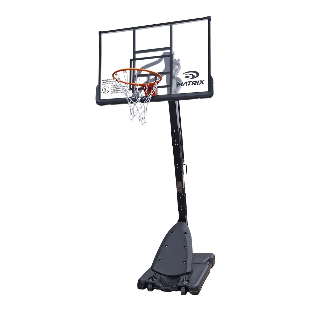 MATRIX Portable Adjustable Basketball System, 54-in