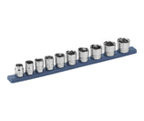 MAXIMUM 10 Piece 3/8" Drive Low Profile Socket Rail image 2