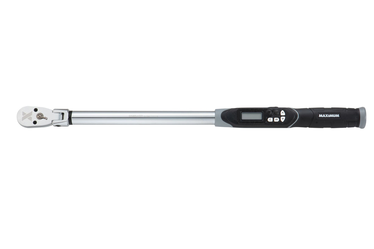 MAXIMUM 1/2" Digital Flex Head Angle Torque Wrench