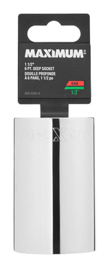 MAXIMUM 1/2" Drive 1-1/2" Deep Socket image 2