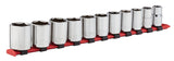 MAXIMUM 1/2-in Drive 6 Pt. Socket Set, SAE, Nickel-Chrome Plating, 11-pc image 2