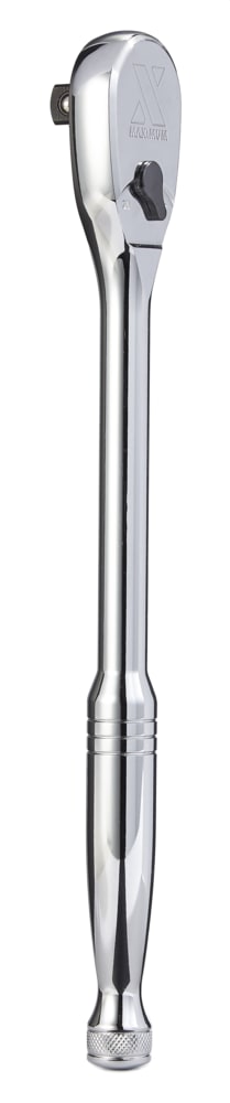 MAXIMUM 1/2-in Drive 90-Tooth Ratchet, CRV, Nickel-Chrome Plating, 13-in