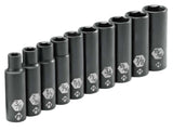MAXIMUM 1/2-in Drive Deep Impact Socket Set, SAE, 10-pc