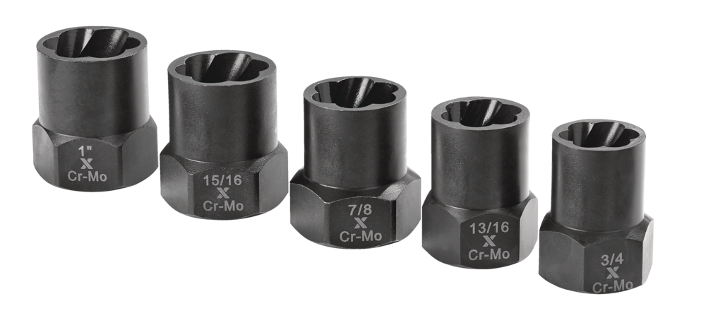 MAXIMUM 1/2-in Drive Impact Bolt & Nut Remover Set, 5-pc