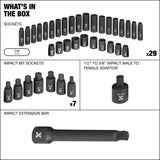 MAXIMUM 1/2-in Drive Professional Grade Impact Socket Set, 38-pc, CRMO image 4