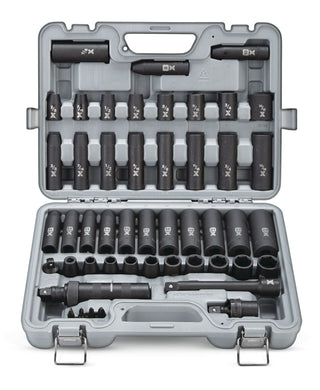 MAXIMUM 1/2-in Drive Professional Grade Impact Socket Set, 48-pc, CRMO