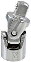 MAXIMUM 1/2-in Drive Universal Joint Socket, CRV, Nickel-Chrome Plating