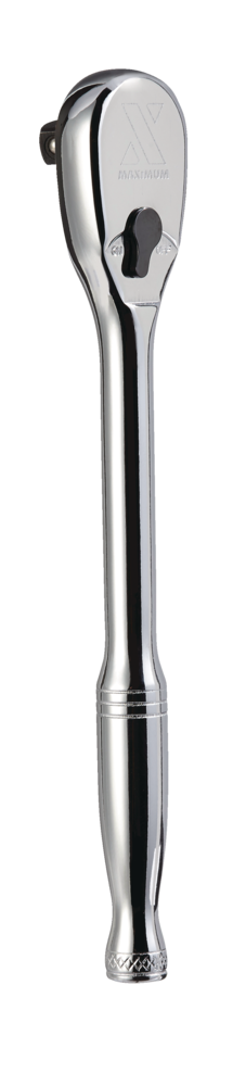 MAXIMUM 1/4-in Drive 90-Tooth Ratchet, CRV, Nickel-Chrome Plating, 6-in