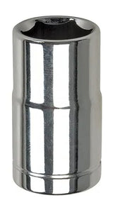 MAXIMUM 1/4-in Drive Assorted Sizes Regular Socket, 6-Point, Nickel-Chrome Plating
