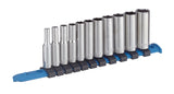 MAXIMUM 1/4-in Drive Deep Socket Set 11-pc, CRV, Nickel-Chrome Plating