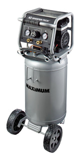 MAXIMUM 15-Gallon Oil-Free Quiet Portable Vertical Air Compressor with Top Tray image 4
