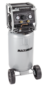 MAXIMUM 15-Gallon Oil-Free Quiet Portable Vertical Air Compressor with Top Tray image 6