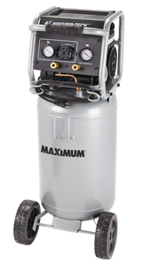 MAXIMUM 15-Gallon Oil-Free Quiet Portable Vertical Air Compressor with Top Tray image 7