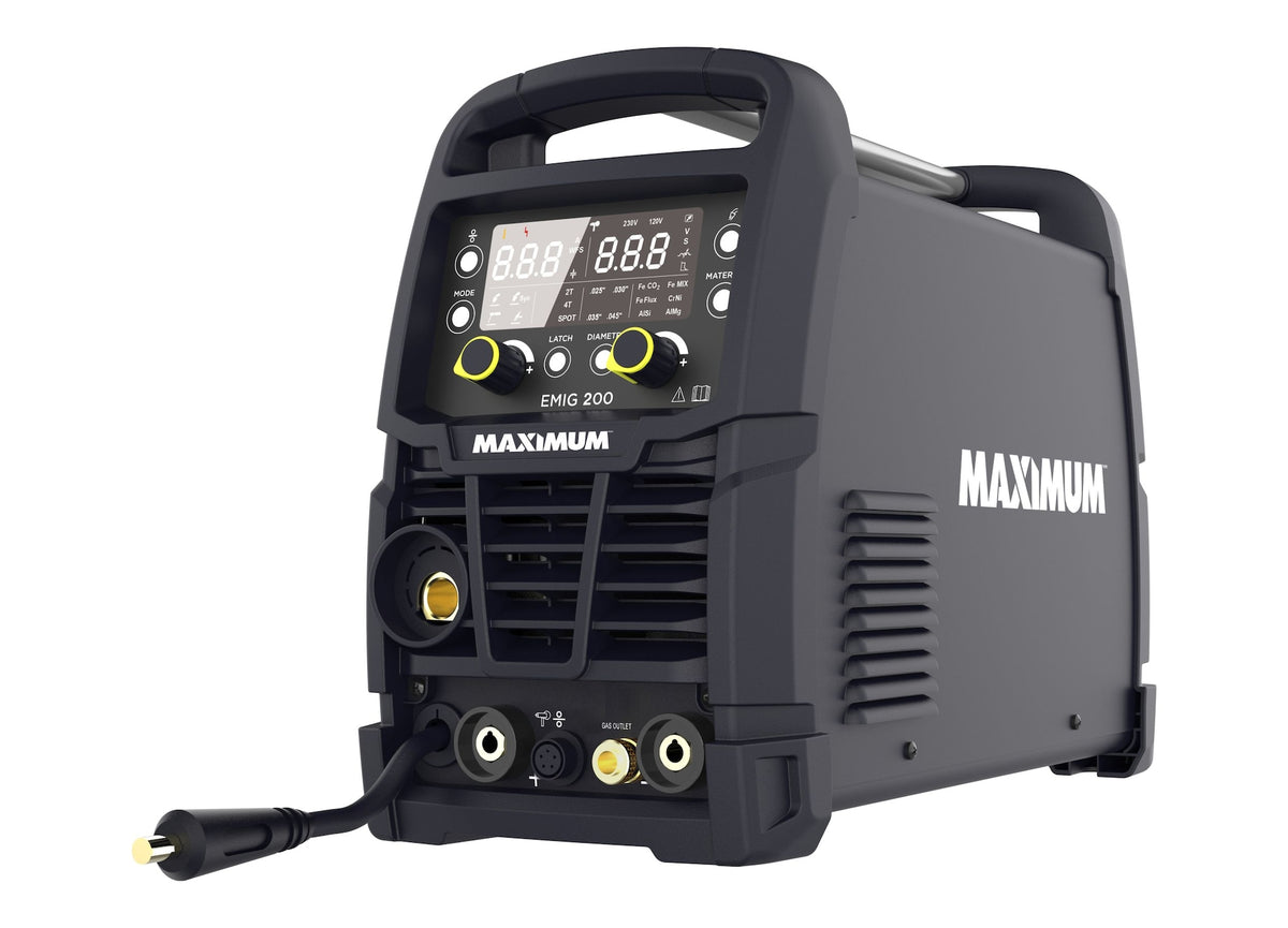 MAXIMUM 200A Multi-Process Welder with LCD Screen