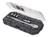 MAXIMUM 21 Piece 1/2" Drive Metric Socket Set image 3