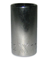 MAXIMUM 21mm 1/2-in Drive Regular Socket 6-Point, CRV, Chrome Plating
