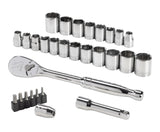 MAXIMUM 29 Piece 3/8" Drive Metric Socket Set