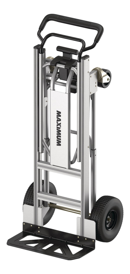 MAXIMUM 3-in-1 Hybrid Aluminum Hand Truck & Cart, 800 lb & 1000 lb Load Capacity, No Assembly Required