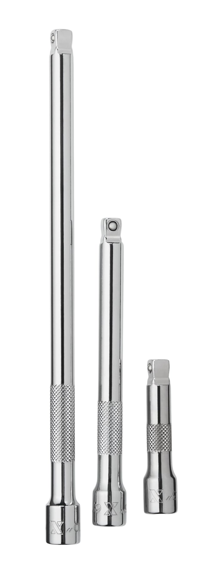 MAXIMUM 3 Piece 3/8" Drive Wobble Extension Bar Set