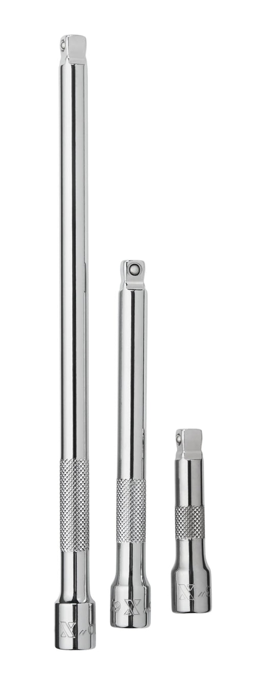 MAXIMUM 3 Piece 3/8" Drive Wobble Extension Bar Set