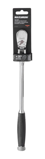 MAXIMUM 3/8" Drive Comfort Grip Locking Flex Head Ratchet