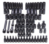MAXIMUM 3/8-in & 1/2-in Drive Professional Grade Impact Socket Set, 83-pc, CRMO image 8