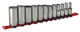 MAXIMUM 3/8-in Drive Deep Socket Set 12-pc, SAE, CRV, Nickel-Chrome Plating