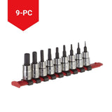 MAXIMUM 3/8-in Drive Hex Bit Socket Set, Chrome-Plated, 9-pc, SAE image 3