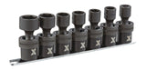 MAXIMUM 3/8-in Drive Swivel Impact Socket Set, 7-pc, Metric, CRMO image 3