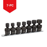 MAXIMUM 3/8-in Drive Swivel Impact Socket Set, 7-pc, SAE, CRMO image 4