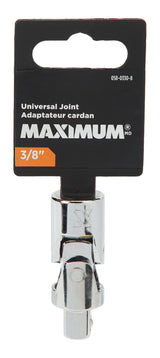 MAXIMUM 3/8-in Drive Universal Joint Socket, CRV, Nickel-Chrome Plating image 5