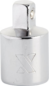 MAXIMUM 3/8-in to 1/4-in Drive Socket Adapter, Nickel-Chrome Plating