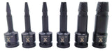 MAXIMUM 6 Piece 1/2" Drive Impact Screw Extractor Rail image 4