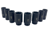 MAXIMUM 8 Piece 3/4" Deep Impact Socket Metric image 2