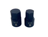 MAXIMUM 9 Piece Impact Stubby Bit Socket Rail Hex Metric image 2