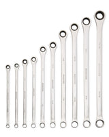 MAXIMUM Extra-Long Double Box-End Ratcheting Wrench Set, SAE, 10-pk image 4