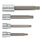 MAXIMUM Extra Long Shank Triple Square Bit Socket Set, 4-pc image 4