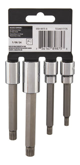 MAXIMUM Extra Long Shank Triple Square Bit Socket Set, 4-pc image 5