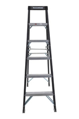 MAXIMUM Grade 1 Fiberglass Heavy-Duty Industrial Step Ladder, 250-lb, 6-ft