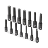 MAXIMUM Hex Impact Socket & Bit Socket Set, 14-pc, SAE/Metric