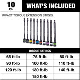 MAXIMUM Impact Torque Extension Sticks, 10-pc image 4