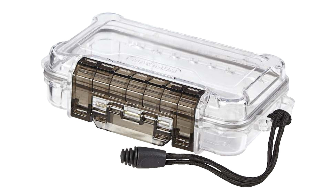 MAXIMUM IP68 Portable Plastic Water Resistant Case with Wrist Strap, Small