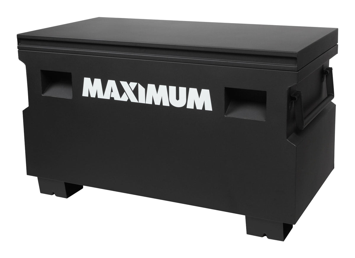 MAXIMUM Jobsite Storage Box, Black, 48-in