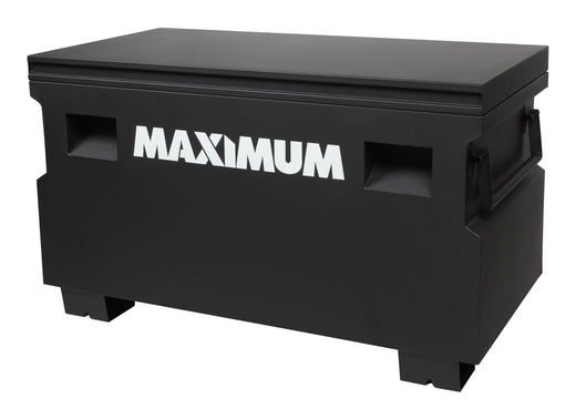 MAXIMUM Jobsite Storage Box, Black, 48-in
