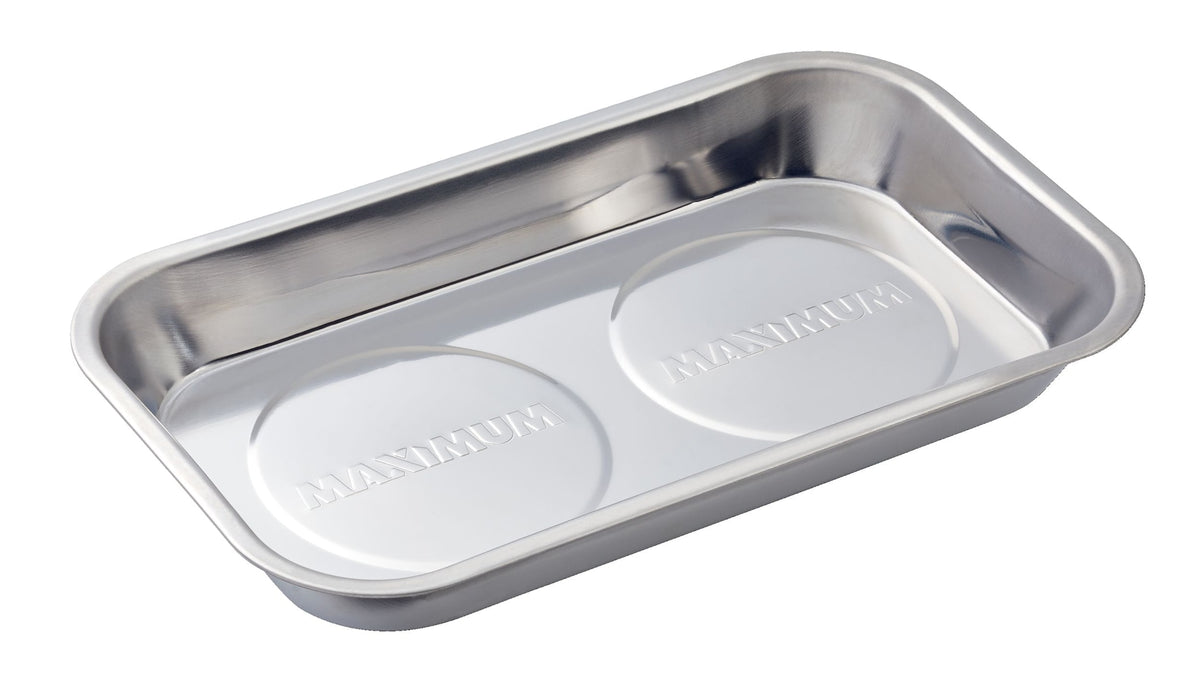 MAXIMUM Magnetic Tool Rectangle Tray/Holder, Stainless Steel