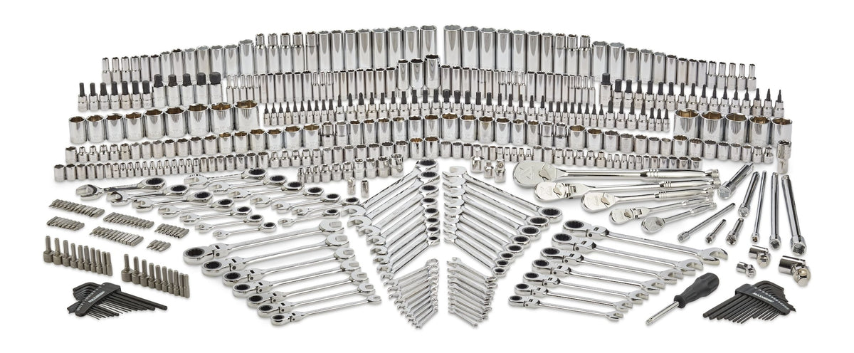 MAXIMUM Master Socket & Wrench Set, 500-pc, CRV, Nickel-Chrome Plating