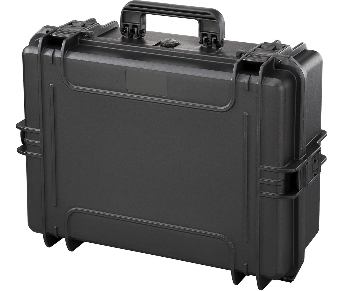 MAXIMUM Portable IP67 Waterproof Case/Tool Box with Foam Layers, Black, Large, 22-in