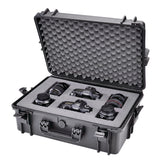 MAXIMUM Portable IP67 Waterproof Case/Tool Box with Foam Layers, Black, Large, 22-in image 3