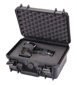 MAXIMUM Portable IP67 Waterproof Storage Case with Foam Layers, Small, Black image 3